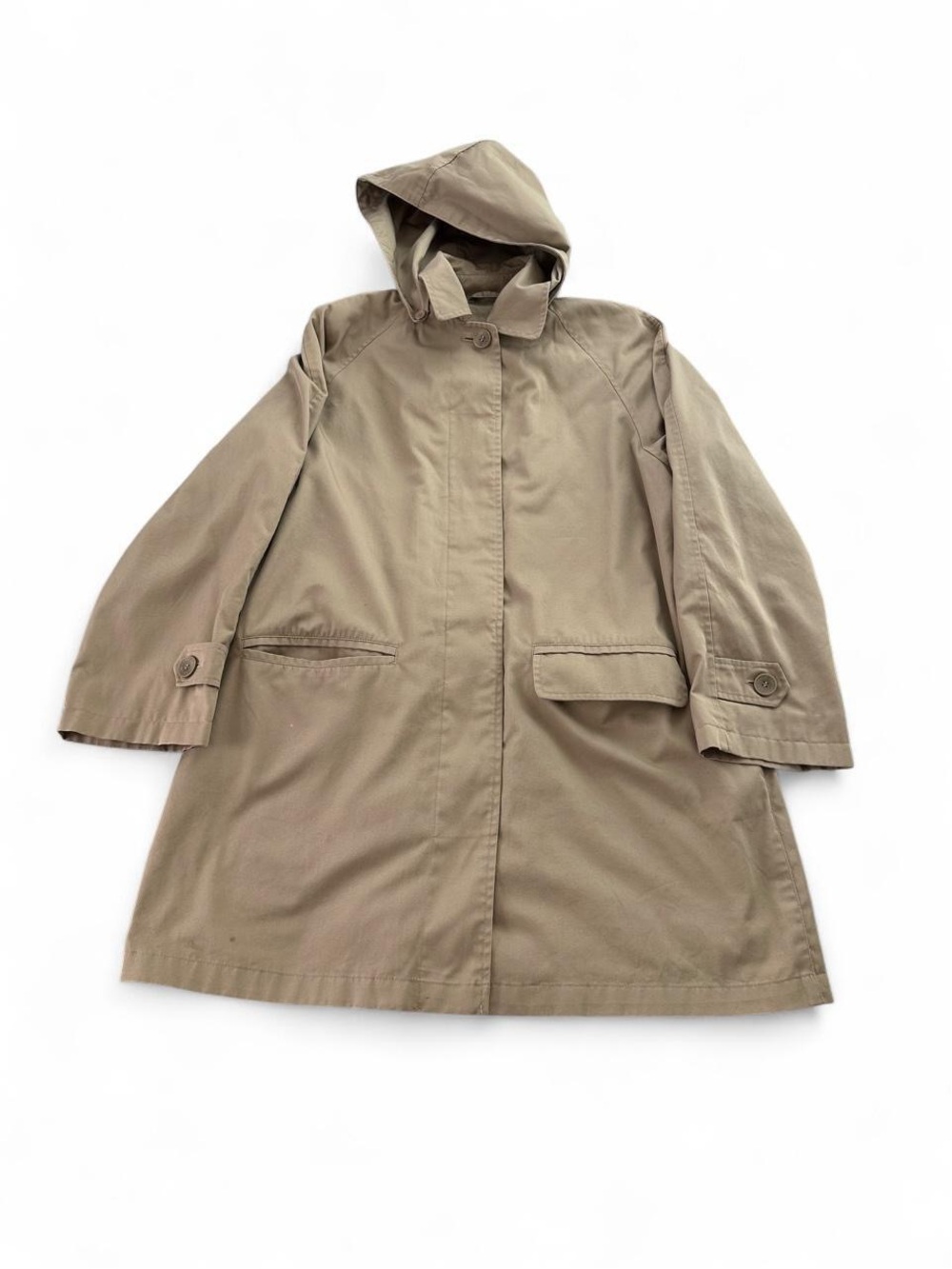 Women Medium London Fog tan trench coat